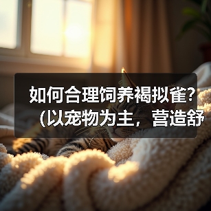 如何合理饲养褐拟雀?(以宠物为主,营造舒适生活环境,享受亲密互动)(图1) 如何合理饲养褐拟雀?(以宠物为主,营造舒适生活环境,享受亲密互动)(图1)