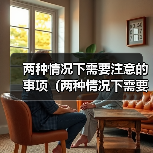 两种情况下需要注意的事项（两种情况下需要注意的事项）（图2）