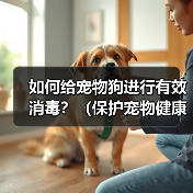 如何给宠物狗进行有效消毒？（保护宠物健康，从正确消毒开始）（图4）