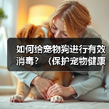 如何给宠物狗进行有效消毒？（保护宠物健康，从正确消毒开始）（图2）