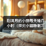 刚满月的小猫每天睡几小时(探究小猫睡眠习惯及其对健康的影响)(图4) 刚满月的小猫每天睡几小时(探究小猫睡眠习惯及其对健康的影响)(图4)
