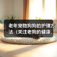 老年宠物狗狗的护理方法(关注老狗的健康,细心呵护老伴侣)(图2) 老年宠物狗狗的护理方法(关注老狗的健康,细心呵护老伴侣)(图2)
