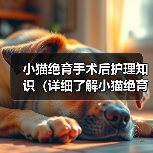 小猫绝育手术后护理知识（详细了解小猫绝育手术后的注意事项和护理措施）（图4）