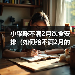 小猫咪不满2月饮食安排(如何给不满2月的小猫咪科学合理地安排饮食?)(图1) 小猫咪不满2月饮食安排(如何给不满2月的小猫咪科学合理地安排饮食?)(图1)