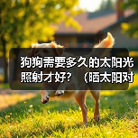 狗狗需要多久的太阳光照射才好?(晒太阳对狗狗的好处及注意事项)(图4) 狗狗需要多久的太阳光照射才好?(晒太阳对狗狗的好处及注意事项)(图4)