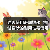 猫砂使用寿命揭秘(探讨猫砂的耐用性与使用频率,帮助猫主人更好地管理猫砂消耗)(图3) 猫砂使用寿命揭秘(探讨猫砂的耐用性与使用频率,帮助猫主人更好地管理猫砂消耗)(图3)