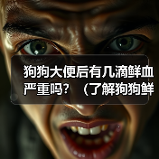 狗狗大便后有几滴鲜血严重吗？（了解狗狗鲜血便情况，及时保护它的健康）（图4）
