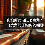 狗狗何时可以啃鹿角?(鹿角对于狗狗的咀嚼行为和口腔健康的影响)(图1) 狗狗何时可以啃鹿角?(鹿角对于狗狗的咀嚼行为和口腔健康的影响)(图1)