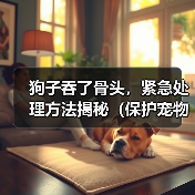 狗子吞了骨头,紧急处理方法揭秘(保护宠物狗的健康与安全,你需要知道的知识点)(图4) 狗子吞了骨头,紧急处理方法揭秘(保护宠物狗的健康与安全,你需要知道的知识点)(图4)