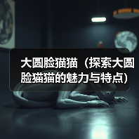 大圆脸猫猫(探索大圆脸猫猫的魅力与特点)(图2) 大圆脸猫猫(探索大圆脸猫猫的魅力与特点)(图2)
