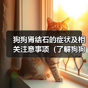 狗狗肾结石的症状及相关注意事项(了解狗狗肾结石,保护它们的健康)(图4) 狗狗肾结石的症状及相关注意事项(了解狗狗肾结石,保护它们的健康)(图4)