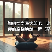 如何给贵宾犬剪毛，让你的宠物焕然一新（掌握正确的技巧，让贵宾犬毛发亮丽有型）（图3）
