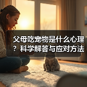 父母吃宠物是什么心理?科学解答与应对方法(图3) 父母吃宠物是什么心理?科学解答与应对方法(图3)
