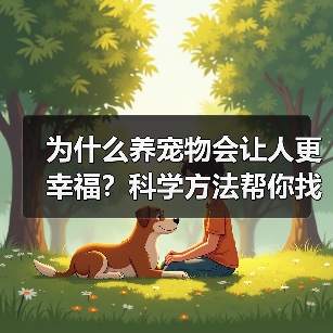 为什么养宠物会让人更幸福?科学方法帮你找到答案(图3) 为什么养宠物会让人更幸福?科学方法帮你找到答案(图3)