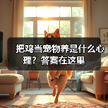 把鸡当宠物养是什么心理？答案在这里（图1）
