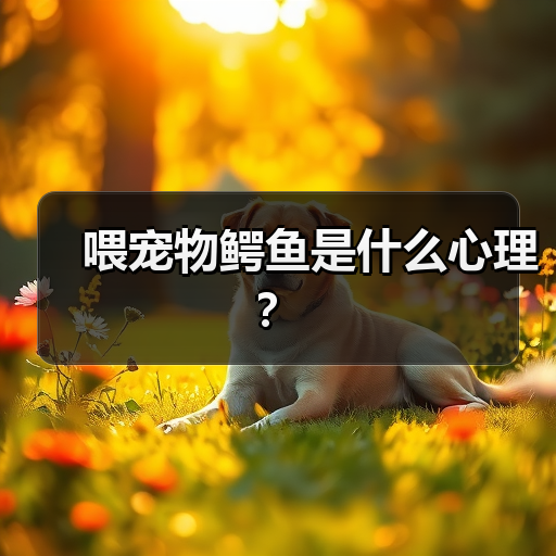 喂宠物鳄鱼是什么心理？（图1）