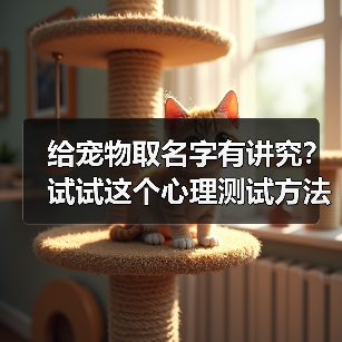 给宠物取名字有讲究?试试这个心理测试方法(图2) 给宠物取名字有讲究?试试这个心理测试方法(图2)