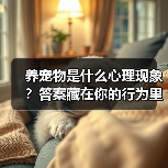 养宠物是什么心理现象?答案藏在你的行为里(图1) 养宠物是什么心理现象?答案藏在你的行为里(图1)