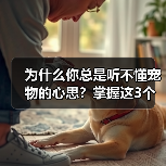 为什么你总是听不懂宠物的心思?掌握这3个技巧轻松沟通(图1) 为什么你总是听不懂宠物的心思?掌握这3个技巧轻松沟通(图1)