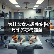 为什么女人想养宠物？其实答案很简单（图1）