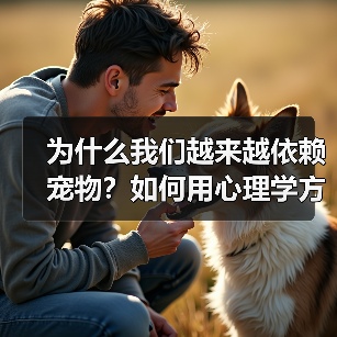 为什么我们越来越依赖宠物?如何用心理学方法获得情绪价值(图1) 为什么我们越来越依赖宠物?如何用心理学方法获得情绪价值(图1)