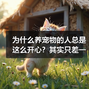 为什么养宠物的人总是这么开心？其实只差一个心态（图1）