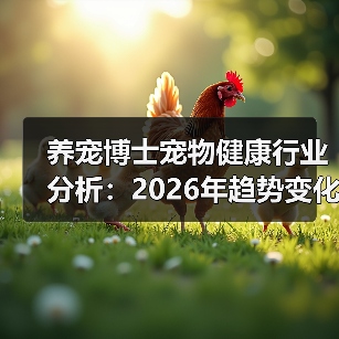 养宠博士宠物健康行业分析:2026年趋势变化与实用指南(图2) 养宠博士宠物健康行业分析:2026年趋势变化与实用指南(图2)