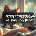 养宠博士宠物健康新手入门指南:5个核心方法避坑(图3) 养宠博士宠物健康新手入门指南:5个核心方法避坑(图3)