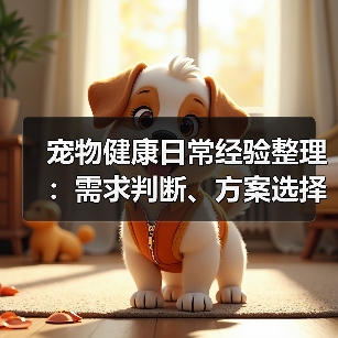 宠物健康日常经验整理：需求判断、方案选择与避坑建议（图4）