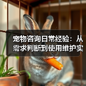 宠物咨询日常经验:从需求判断到使用维护实用指南(图2) 宠物咨询日常经验:从需求判断到使用维护实用指南(图2)