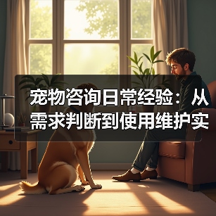 宠物咨询日常经验:从需求判断到使用维护实用指南(图4) 宠物咨询日常经验:从需求判断到使用维护实用指南(图4)