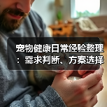 宠物健康日常经验整理:需求判断、方案选择和避坑建议(图2) 宠物健康日常经验整理:需求判断、方案选择和避坑建议(图2)
