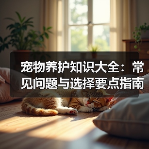 宠物养护知识大全:常见问题与选择要点指南(图4) 宠物养护知识大全:常见问题与选择要点指南(图4)