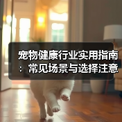宠物健康行业实用指南:常见场景与选择注意事项(图3) 宠物健康行业实用指南:常见场景与选择注意事项(图3)