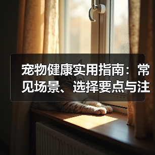 宠物健康实用指南:常见场景、选择要点与注意事项(图1) 宠物健康实用指南:常见场景、选择要点与注意事项(图1)