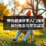 宠物健康新手入门指南：基础概念与常见误区，5个方法告别养宠焦虑（图1）