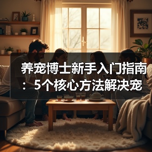 养宠博士新手入门指南:5个核心方法解决宠物健康问题(图2) 养宠博士新手入门指南:5个核心方法解决宠物健康问题(图2)