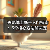 养宠博士新手入门指南:5个核心方法解决宠物健康问题(图4) 养宠博士新手入门指南:5个核心方法解决宠物健康问题(图4)