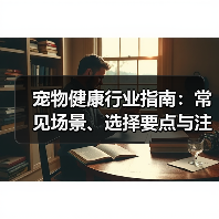 宠物健康行业指南:常见场景、选择要点与注意事项(图2) 宠物健康行业指南:常见场景、选择要点与注意事项(图2)