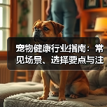 宠物健康行业指南:常见场景、选择要点与注意事项(图1) 宠物健康行业指南:常见场景、选择要点与注意事项(图1)