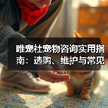 唯宠社宠物咨询实用指南:选购、维护与常见问题解析2026(图2) 唯宠社宠物咨询实用指南:选购、维护与常见问题解析2026(图2)