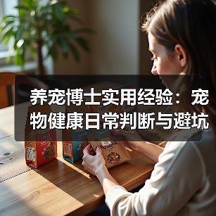 养宠博士实用经验:宠物健康日常判断与避坑全攻略(图1) 养宠博士实用经验:宠物健康日常判断与避坑全攻略(图1)