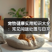 宠物健康实用知识大全:常见问题处理与日常维护指南(图2) 宠物健康实用知识大全:常见问题处理与日常维护指南(图2)