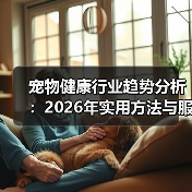 宠物健康行业趋势分析:2026年实用方法与服务建议(图4) 宠物健康行业趋势分析:2026年实用方法与服务建议(图4)