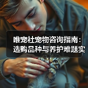 唯宠社宠物咨询指南:选购品种与养护难题实用5方法(图3) 唯宠社宠物咨询指南:选购品种与养护难题实用5方法(图3)