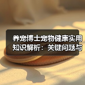 养宠博士宠物健康实用知识解析:关键问题与处理方法(图1) 养宠博士宠物健康实用知识解析:关键问题与处理方法(图1)